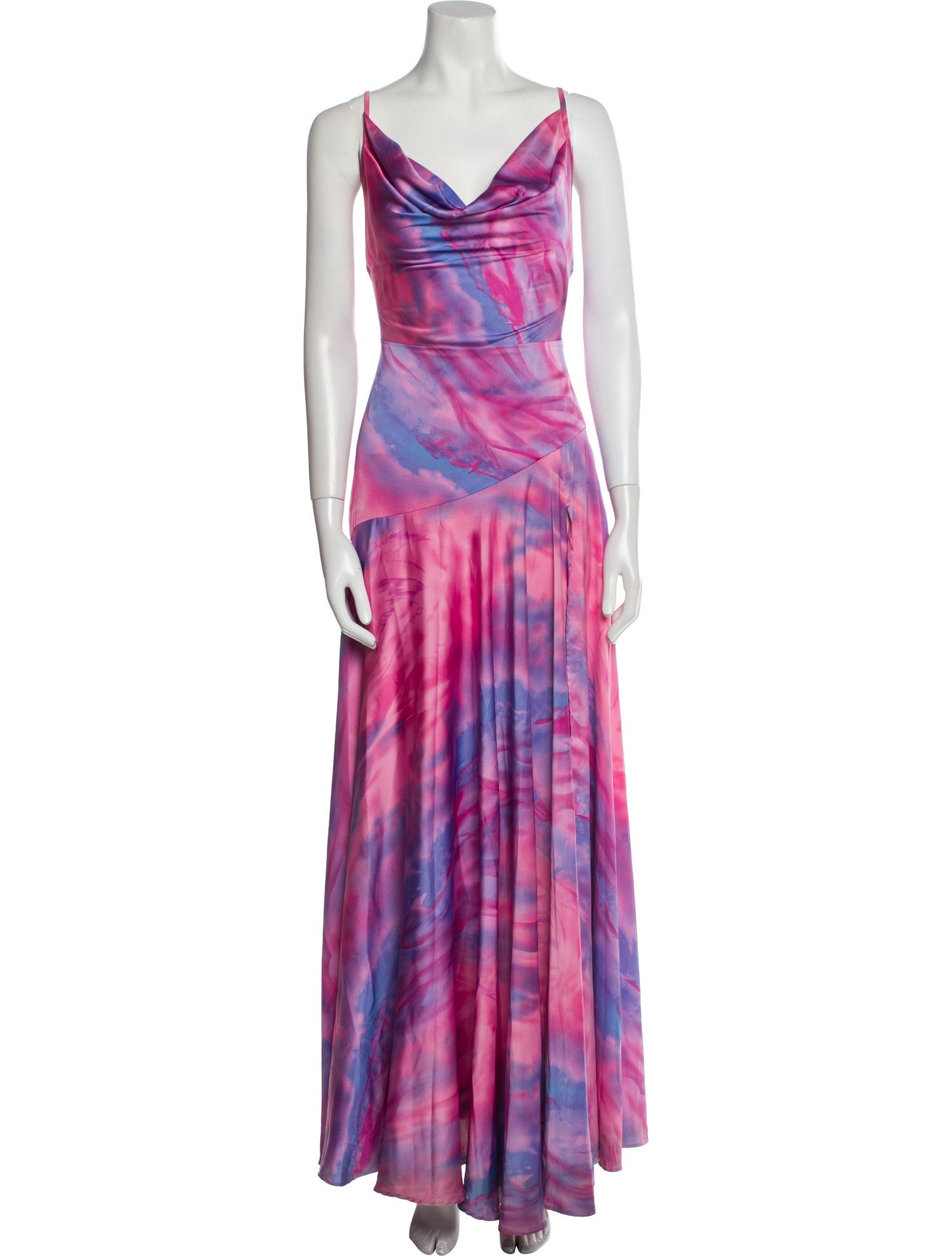 Bronx & Banco Tie-Dye Print Long Dress