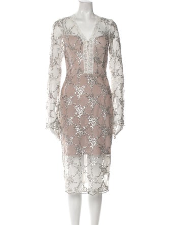 Bronx & Banco Lace Midi Length Dress