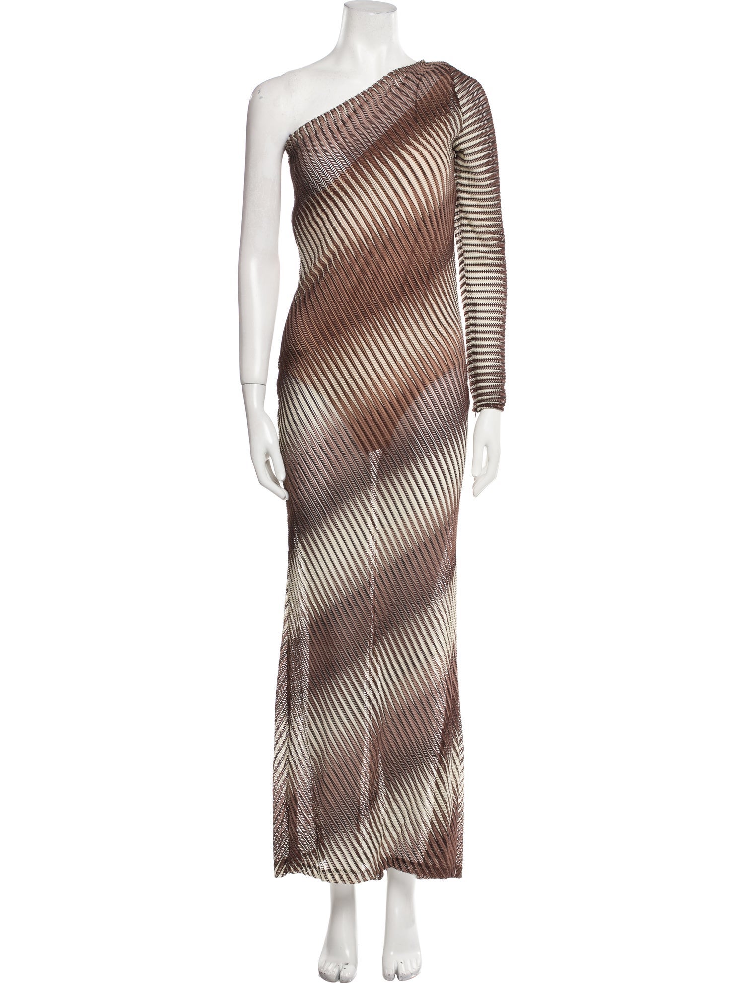Bronx & Banco Striped Long Dress