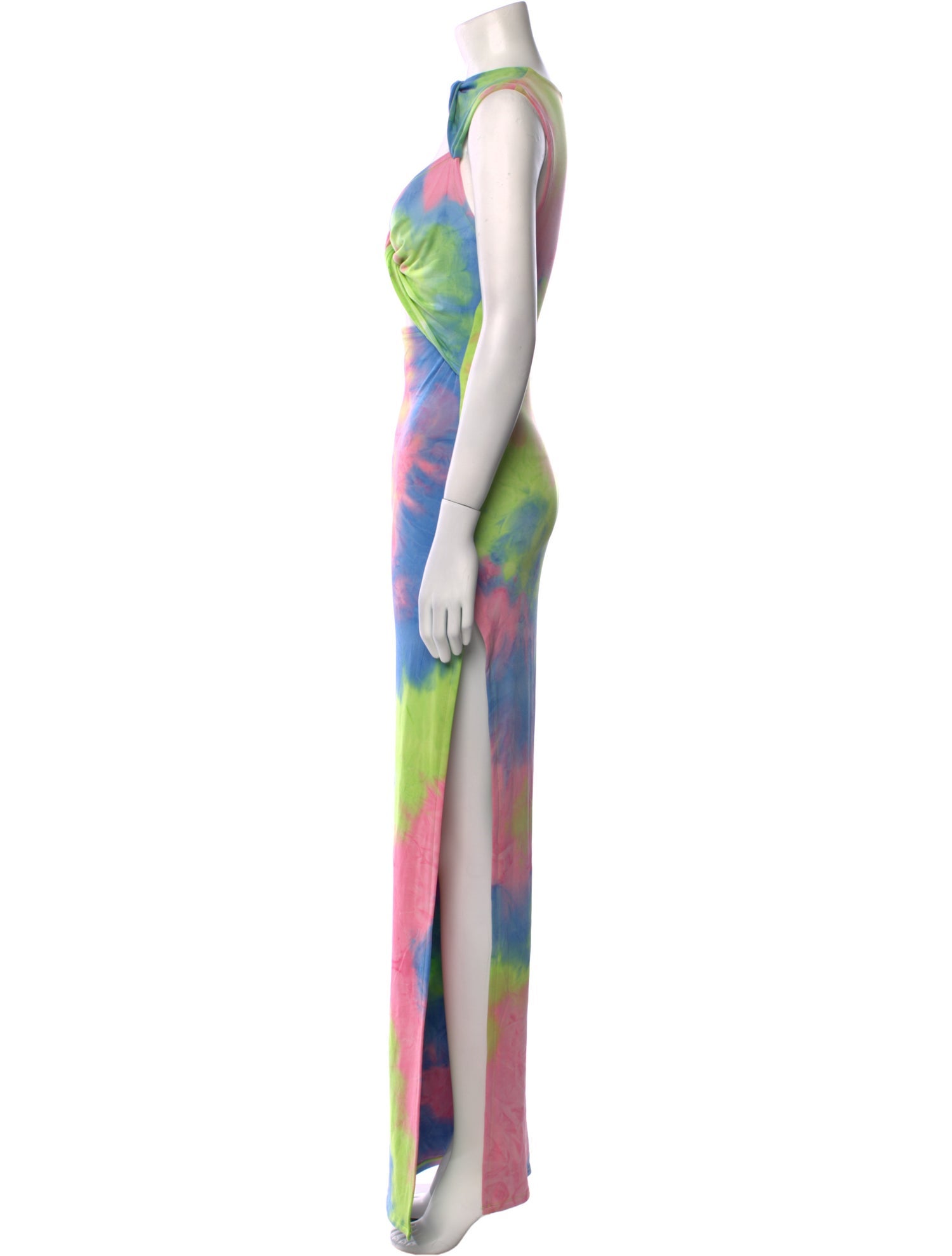 Bronx & Banco Tie-Dye Print Long Dress