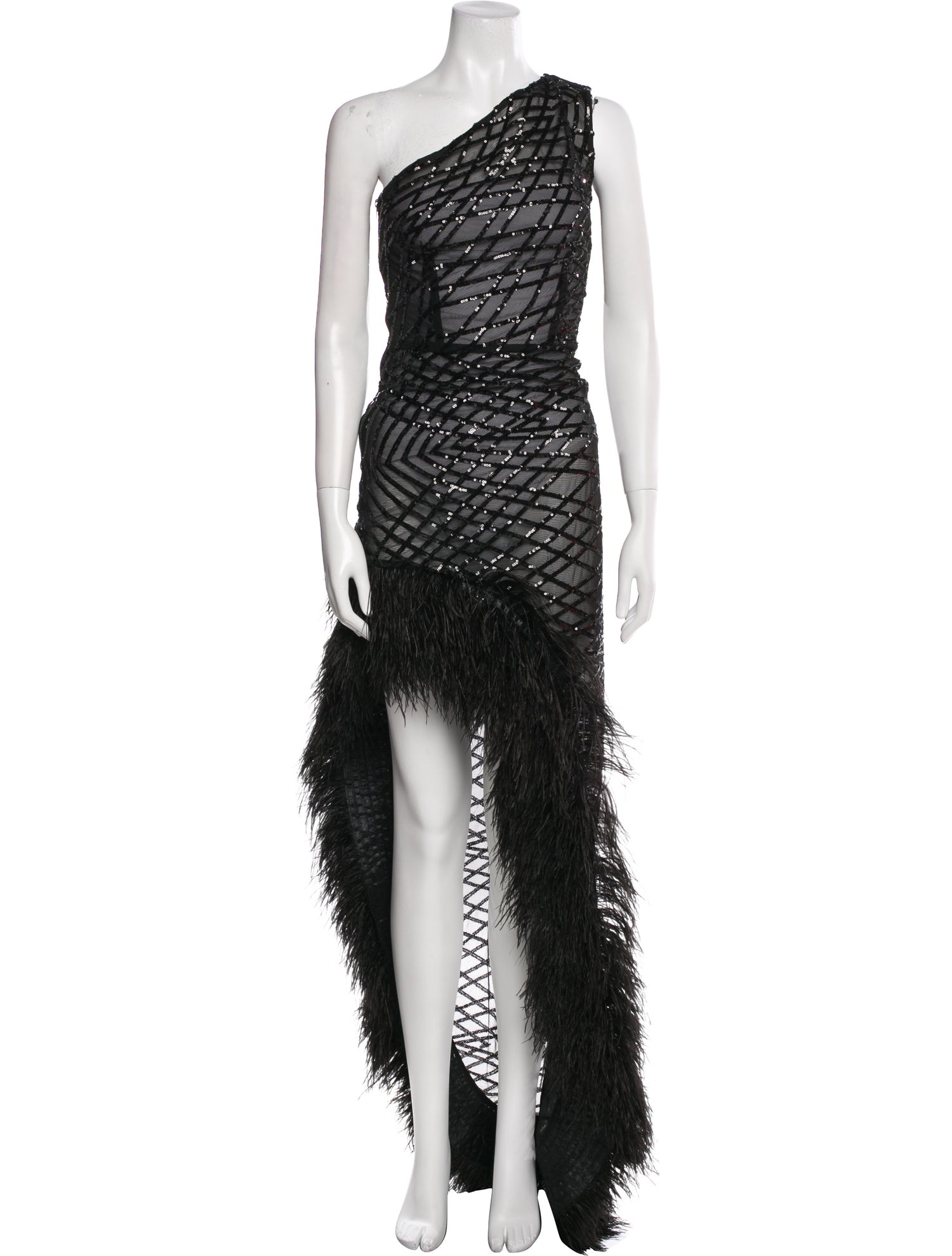 Bronx & Banco One-Shoulder Long Dress