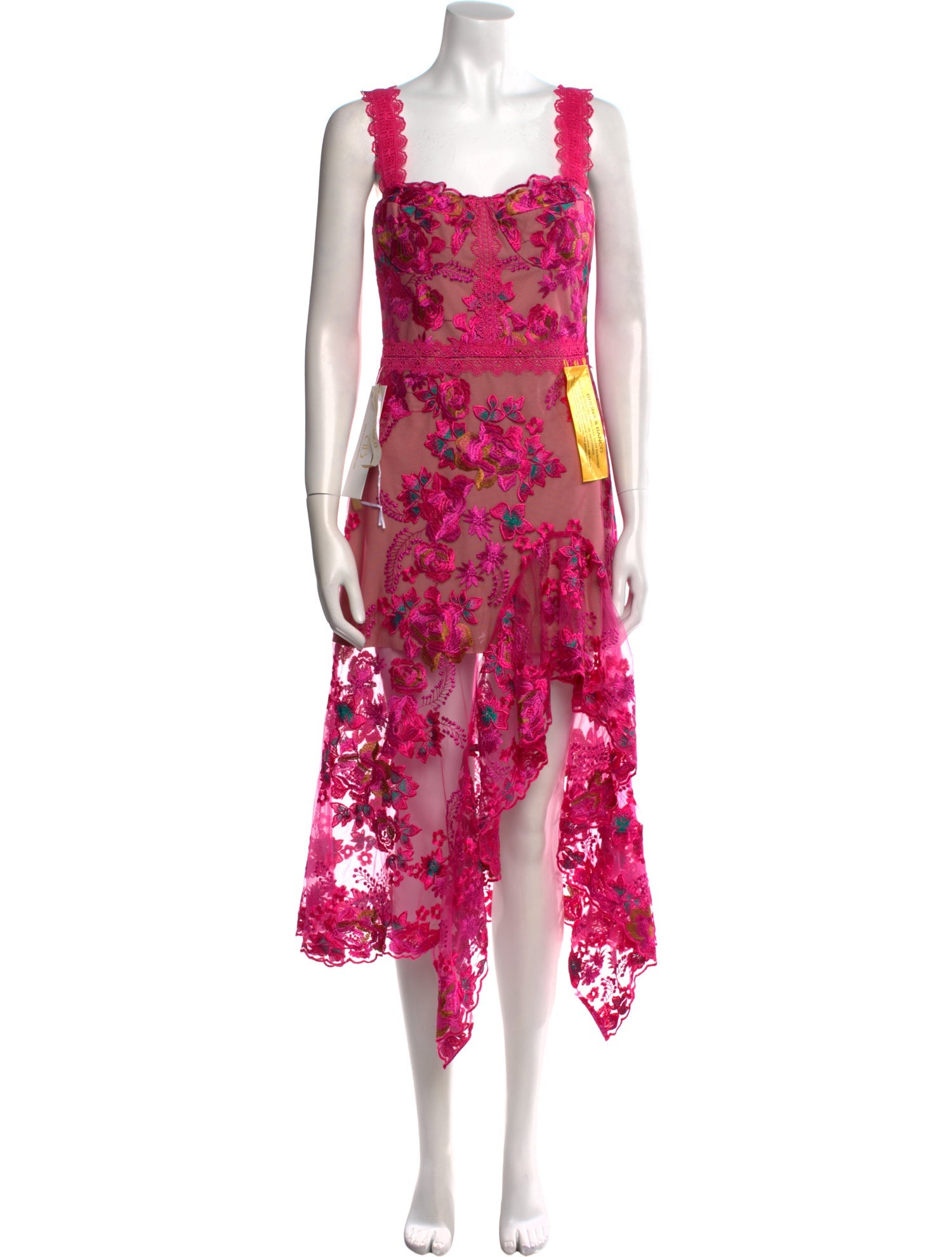 Bronx & Banco Floral Print Long Dress w/ Tags