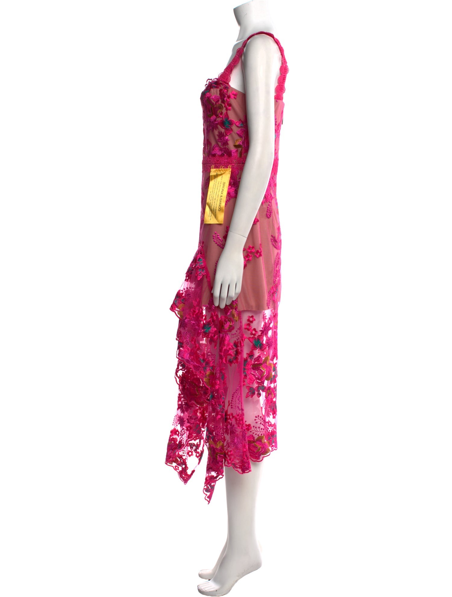 Bronx & Banco Floral Print Long Dress w/ Tags