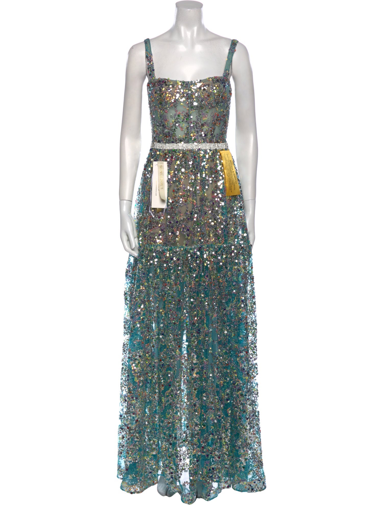 Bronx & Banco Patterned Long Dress w/ Tags