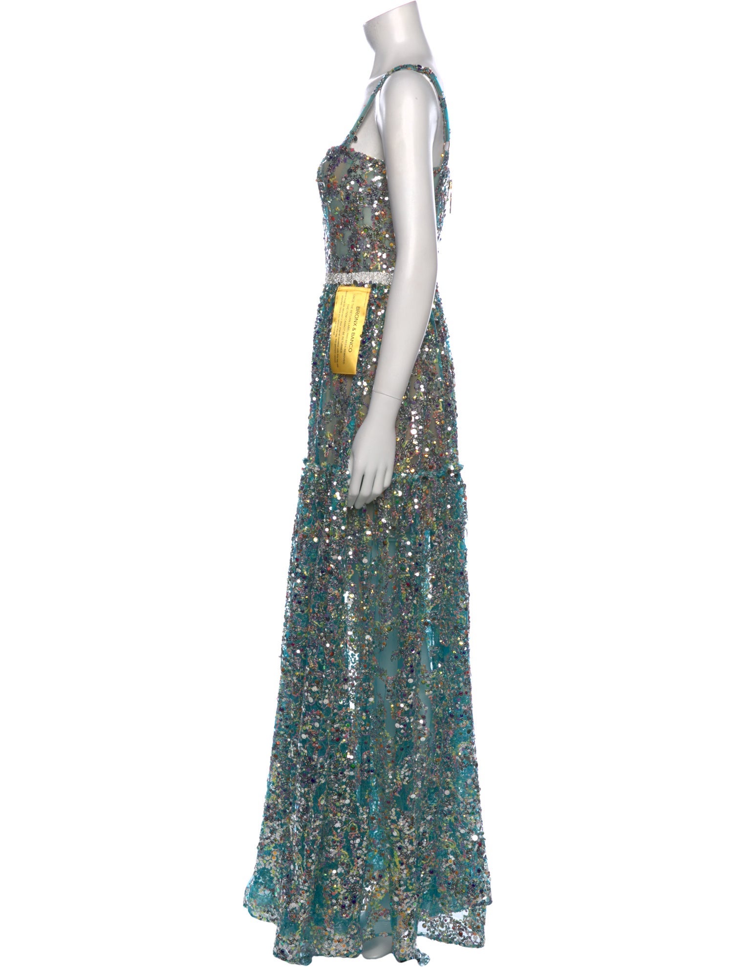 Bronx & Banco Patterned Long Dress w/ Tags