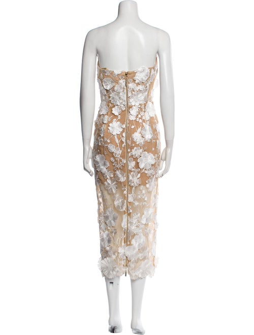 Bronx & Banco Lace Pattern Midi Length Dress