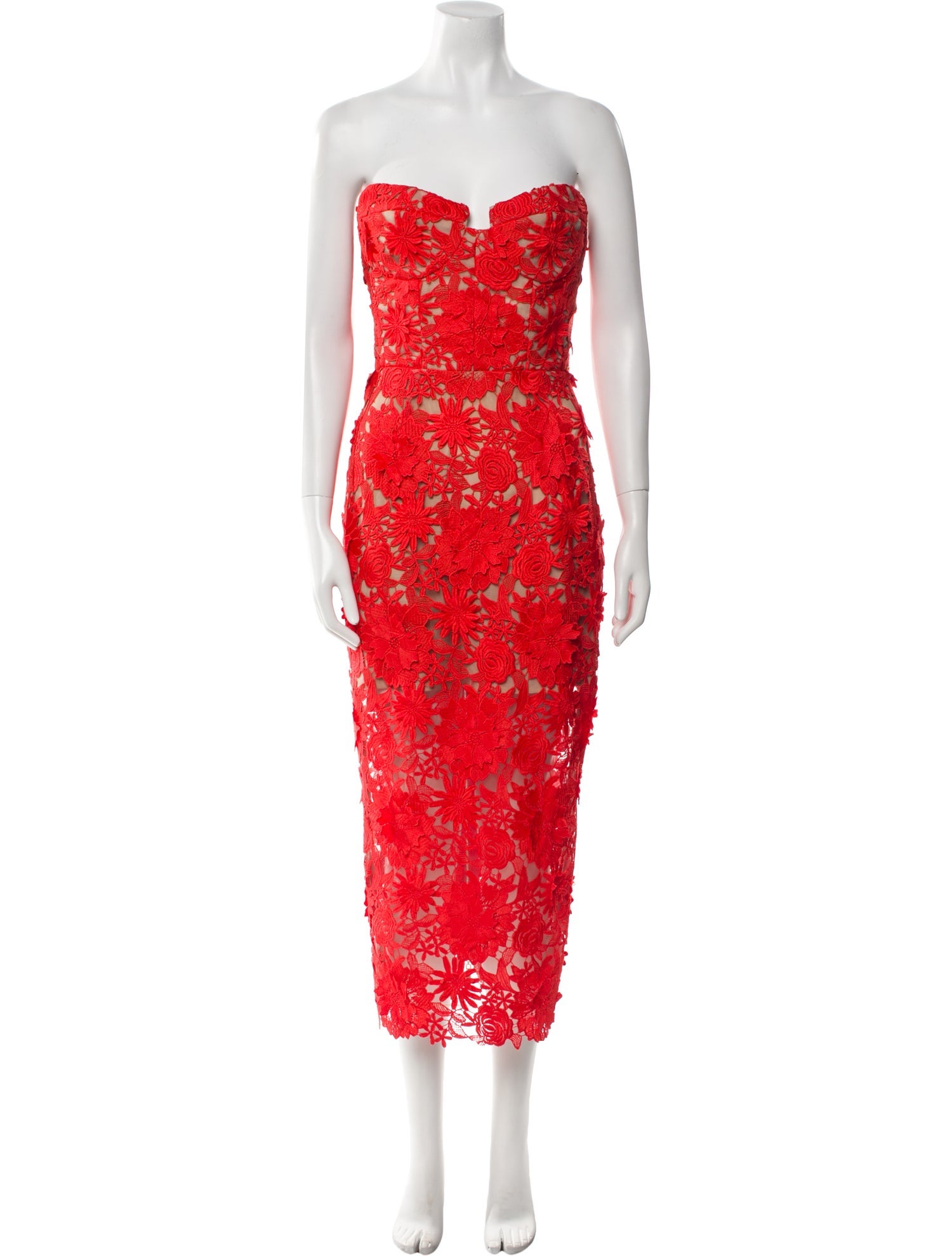 Bronx & Banco Patterned Midi Length Dress