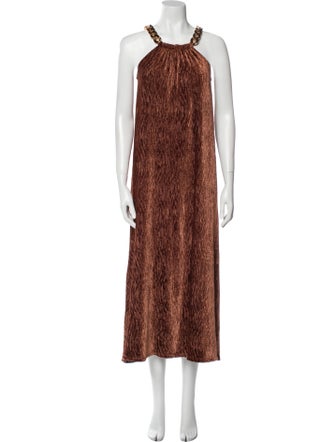 Bronx & Banco Halterneck Long Dress