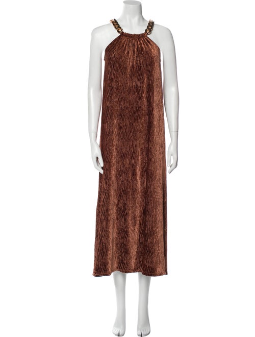 Bronx & Banco Halterneck Long Dress