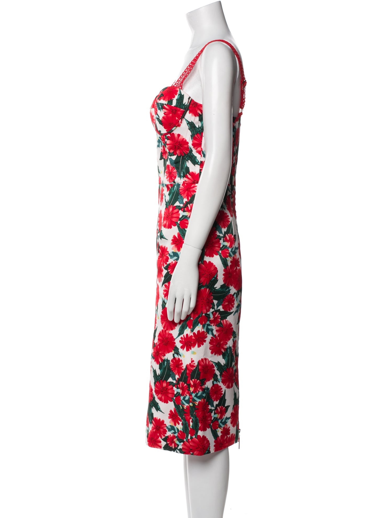 Bronx & Banco Floral Print Midi Length Dress