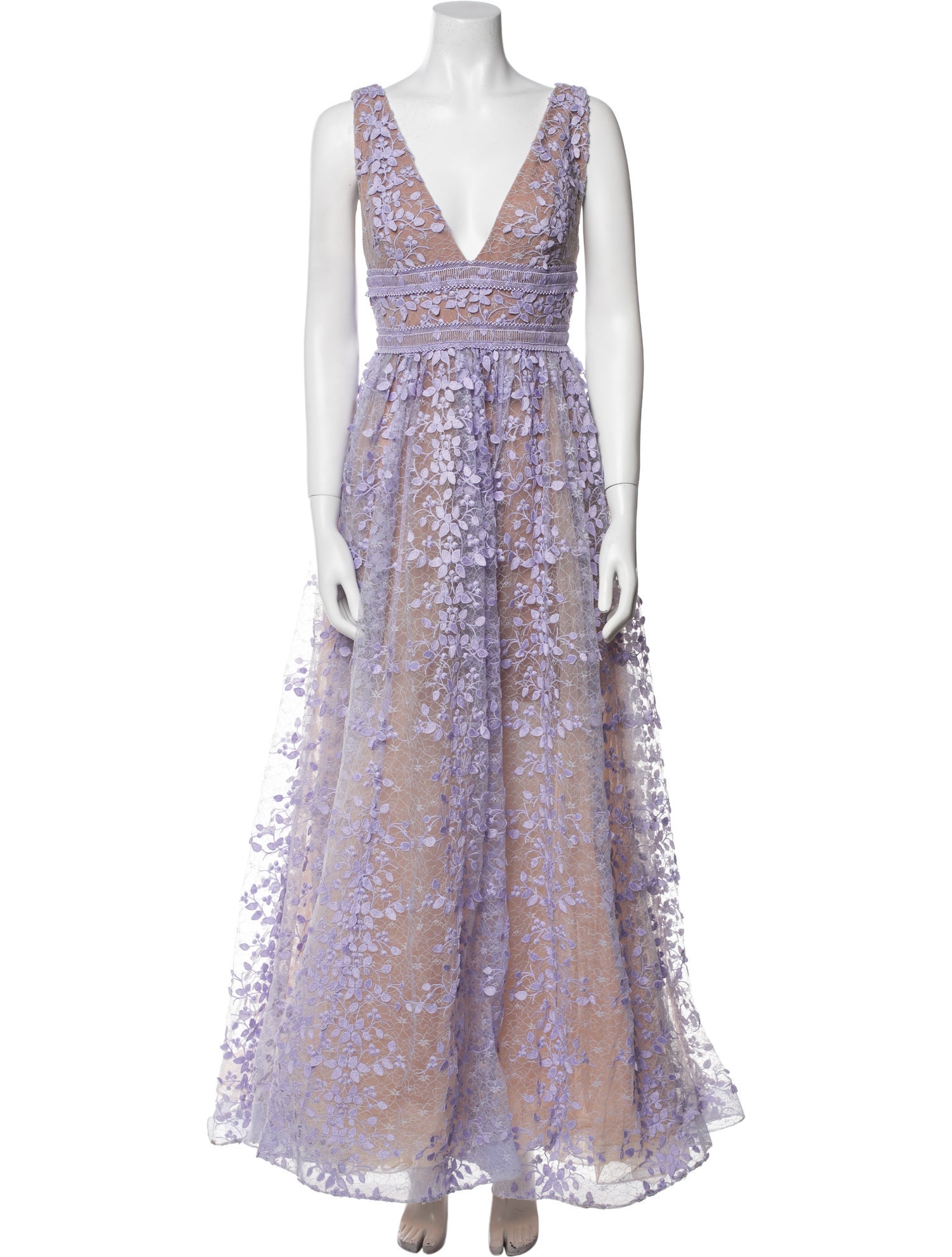 Bronx & Banco V-Neck Long Dress