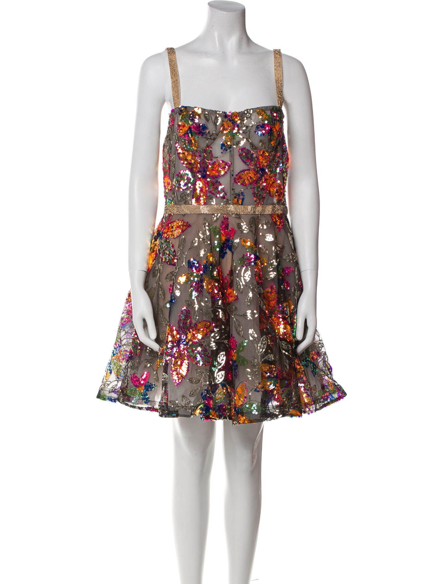 Bronx & Banco Floral Print Mini Dress w/ Tags