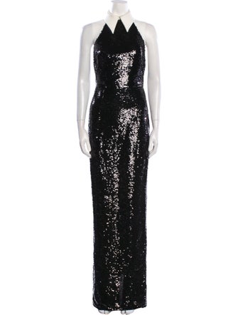 Bronx & Banco Halterneck Long Dress