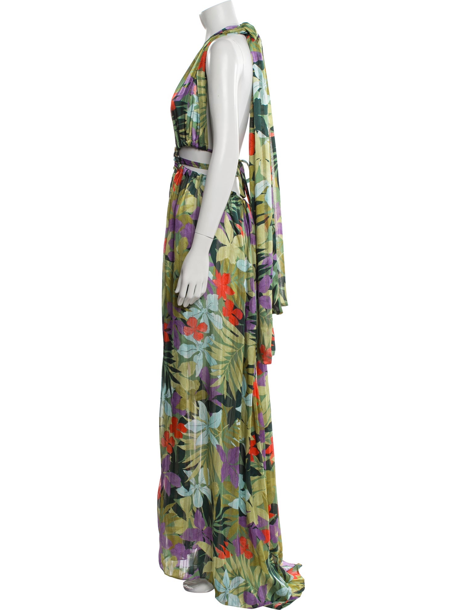 Bronx & Banco Printed Long Dress