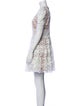 Bronx & Banco Lace Pattern Mini Dress