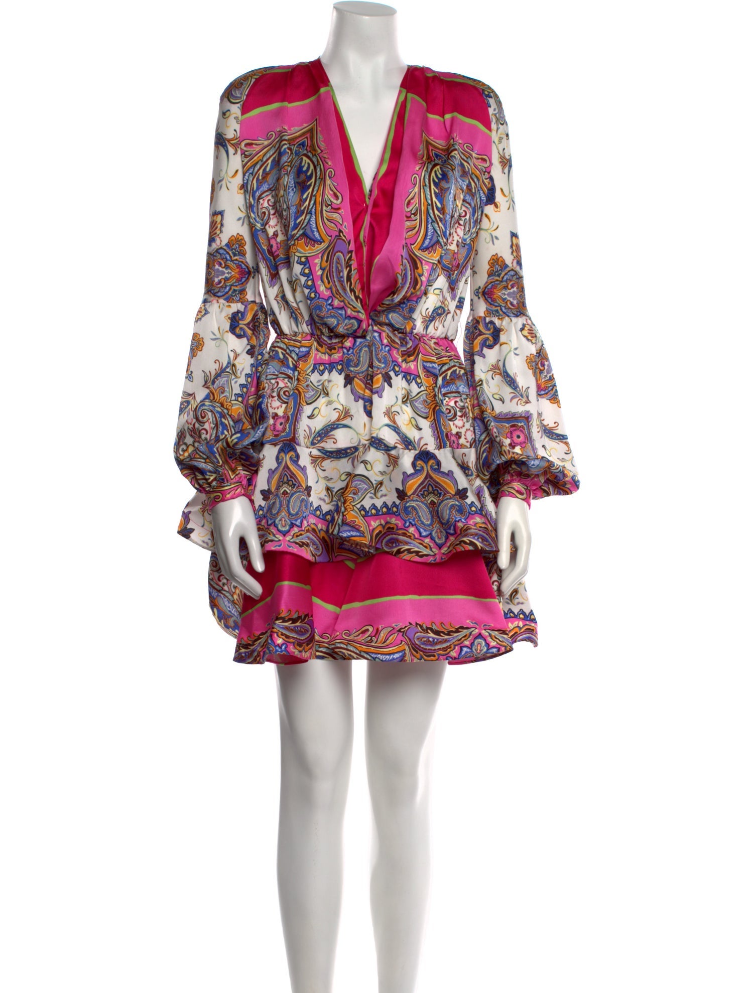 Bronx & Banco Paisley Print Mini Dress