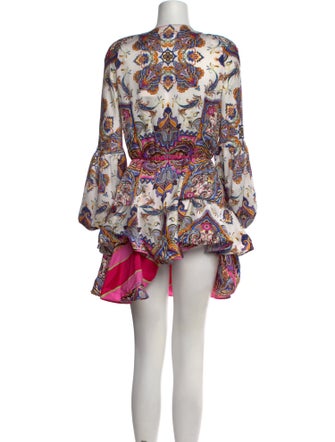 Bronx & Banco Paisley Print Mini Dress