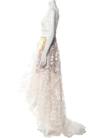 Bronx & Banco Lace Pattern Long Dress