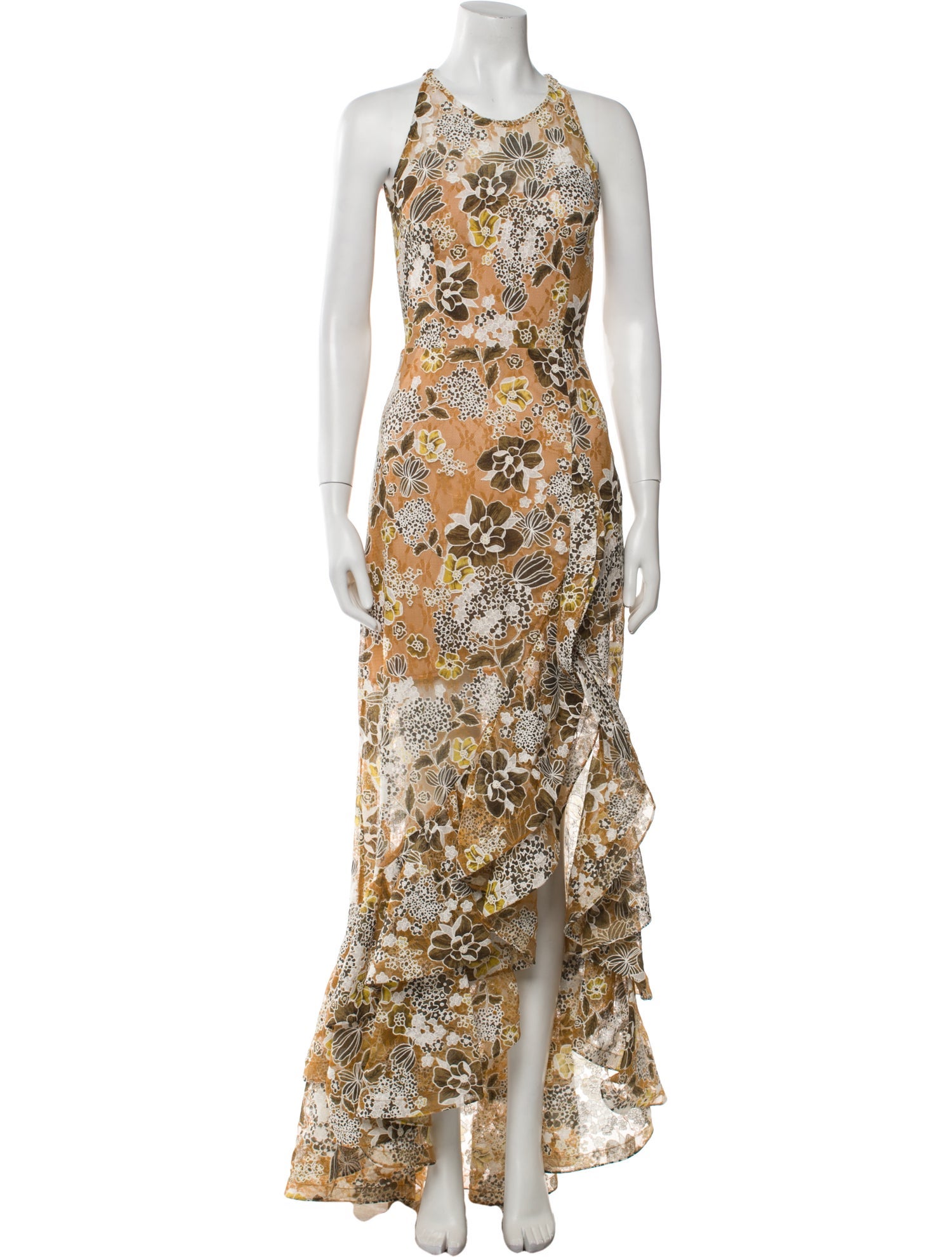 Bronx & Banco Printed Long Dress