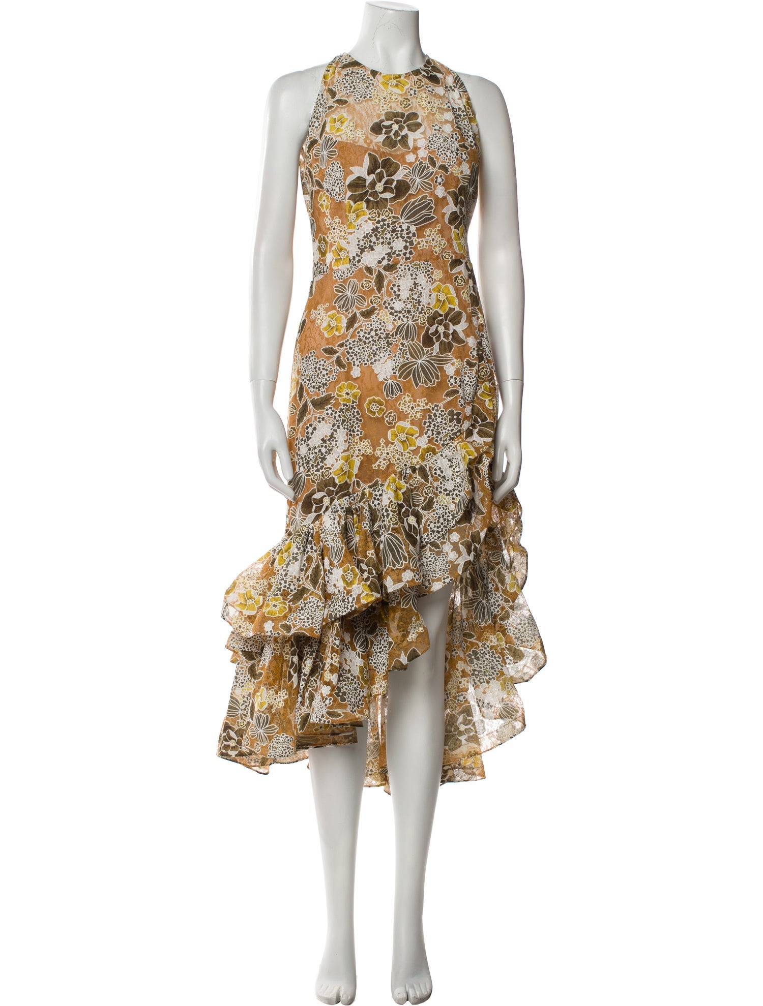 Bronx & Banco Printed Long Dress