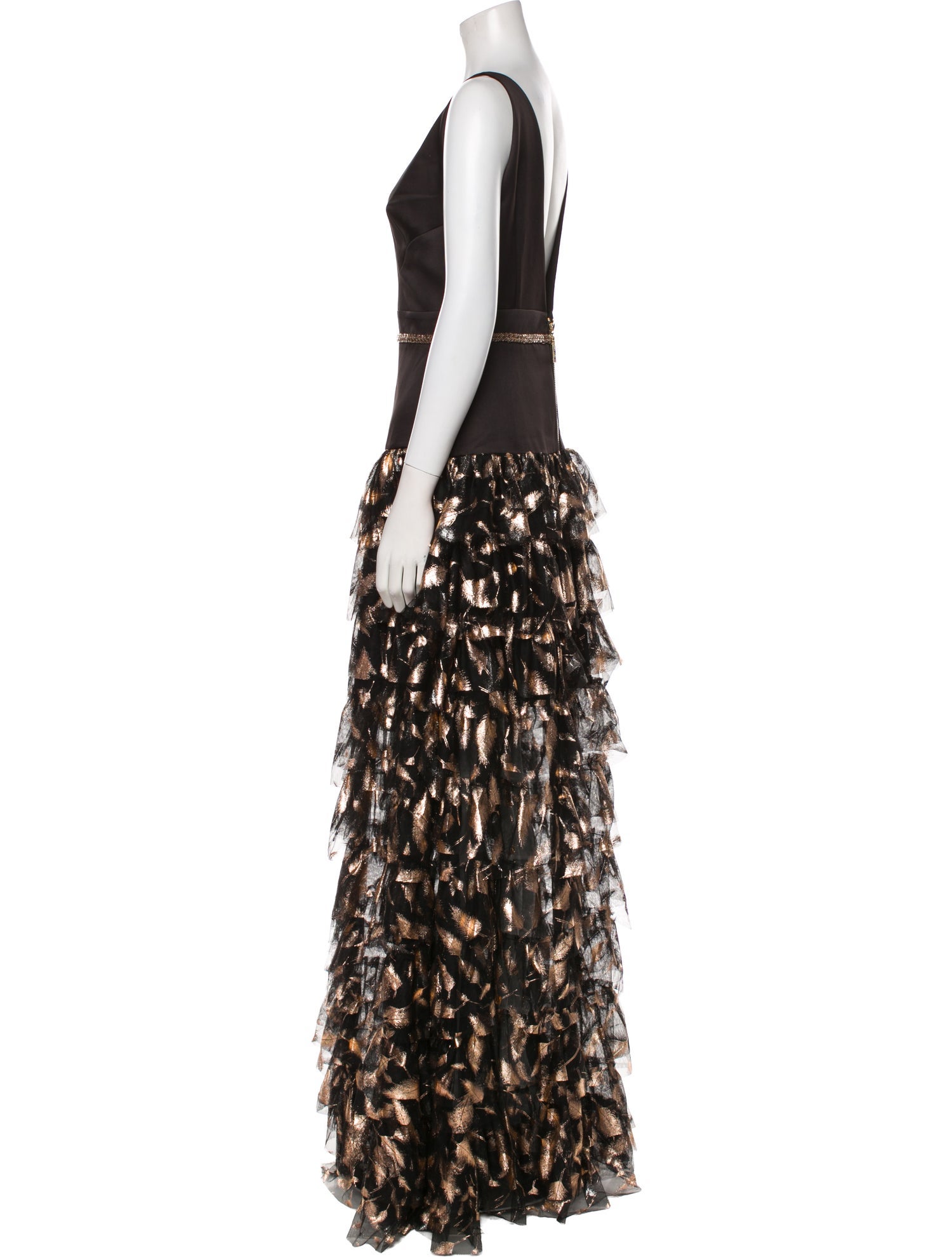 Bronx & Banco Printed Long Dress