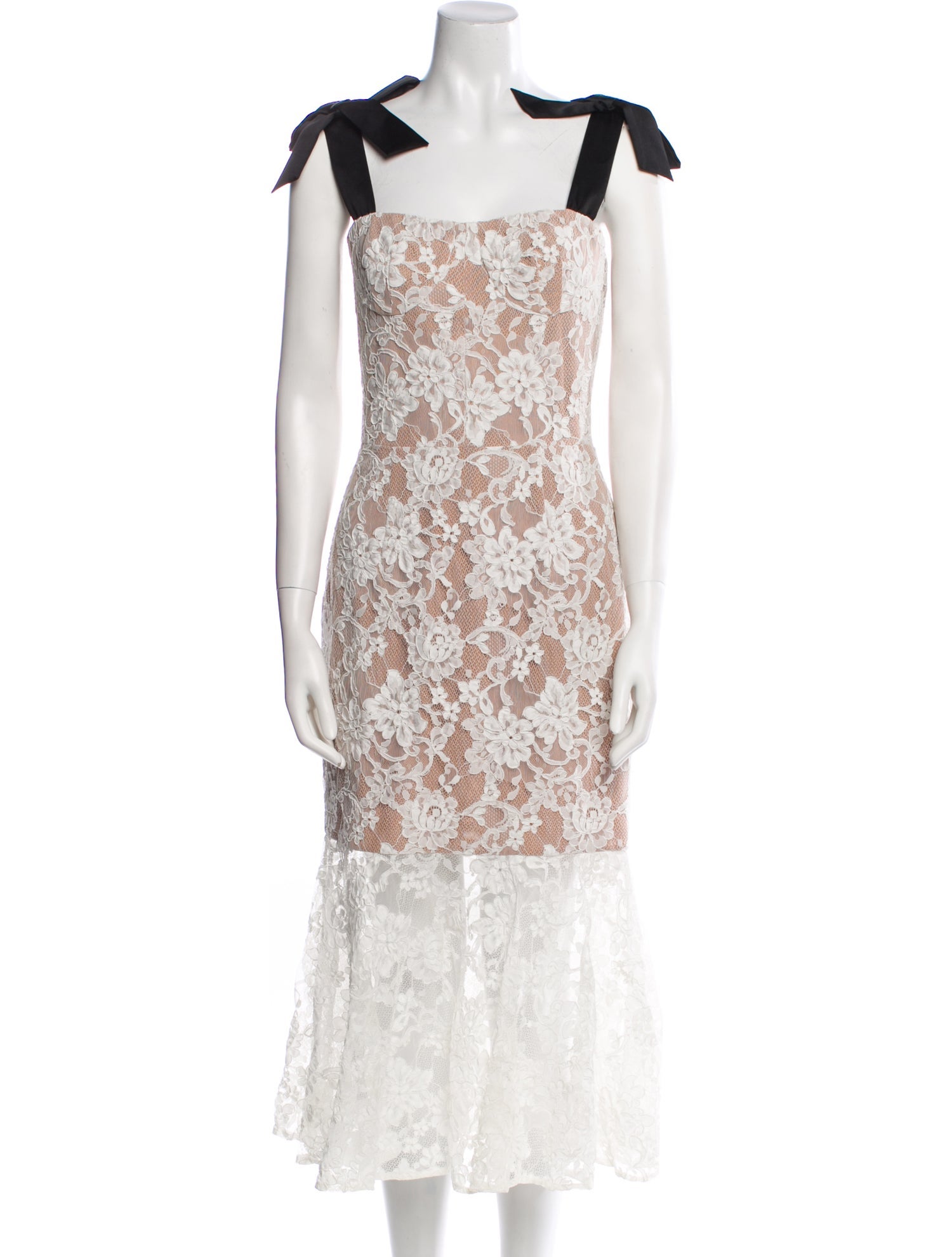 Bronx & Banco Lace Midi Length Dress