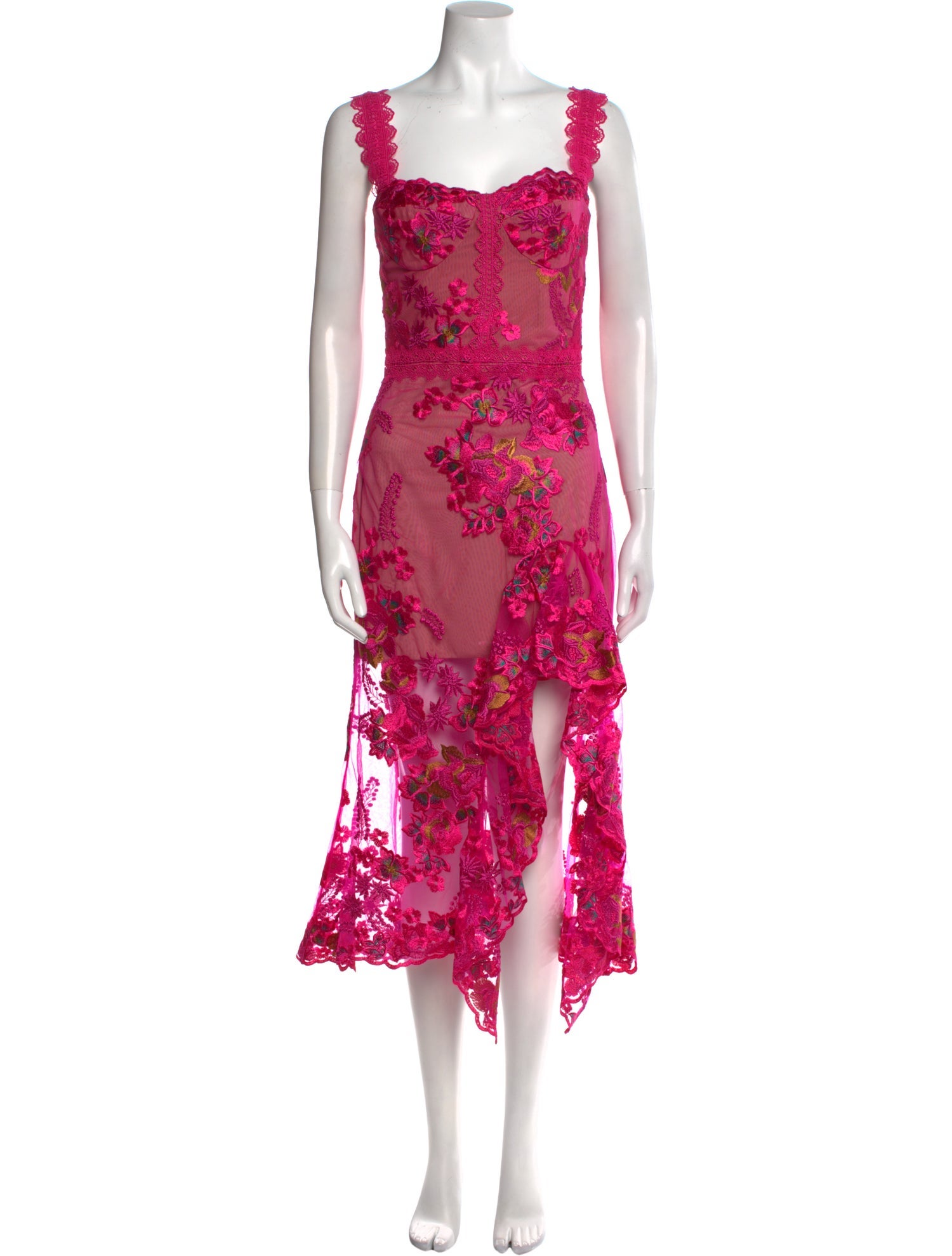 Bronx & Banco Floral Print Long Dress w/ Tags