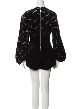 Bronx & Banco Printed V-Neck Romper