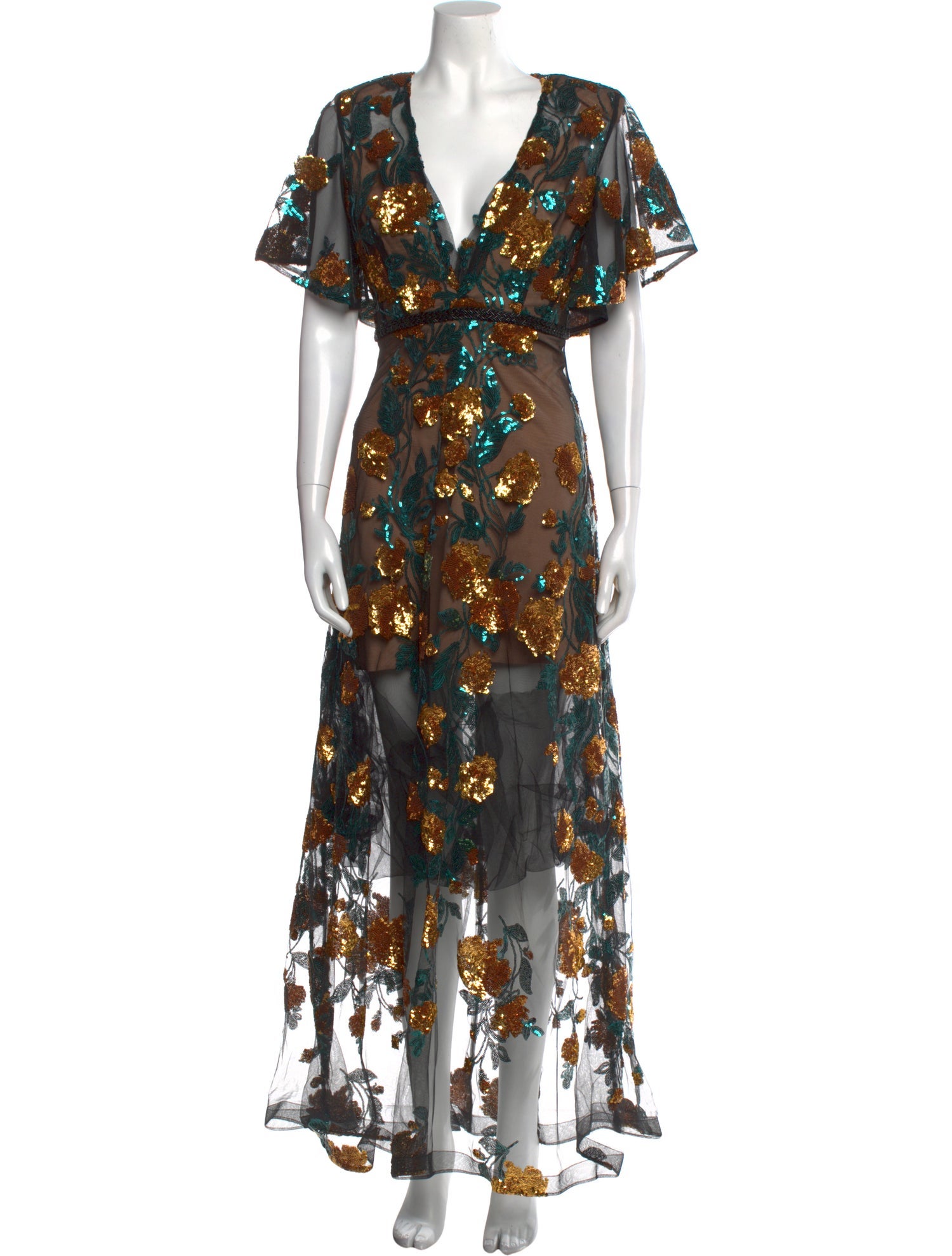 Bronx & Banco Floral Print Long Dress