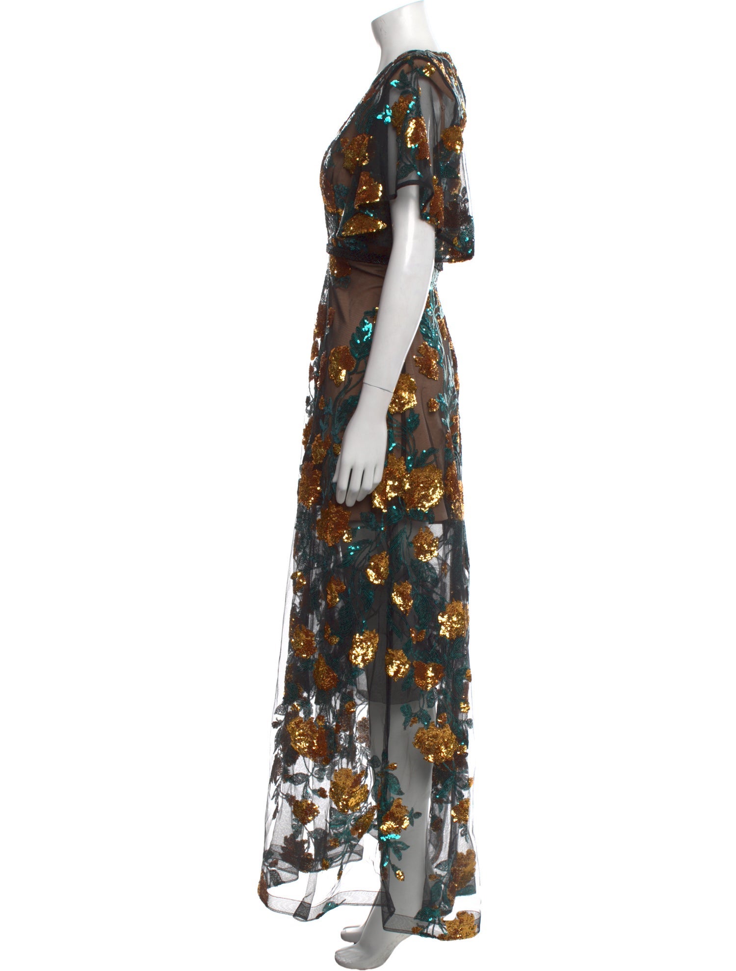 Bronx & Banco Floral Print Long Dress