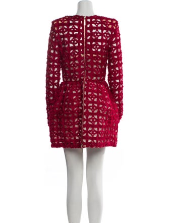 Bronx & Banco Lace Pattern Mini Dress