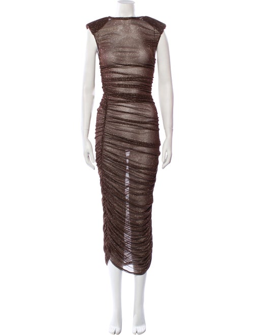 Bronx & Banco Square Neckline Long Dress