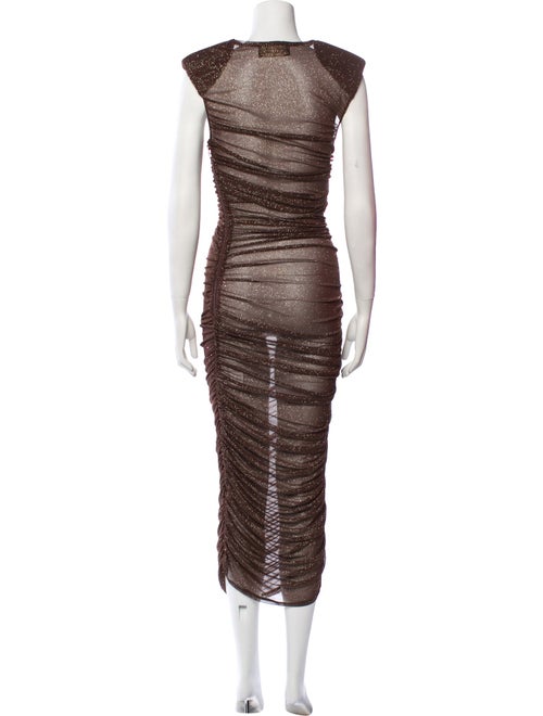 Bronx & Banco Square Neckline Long Dress