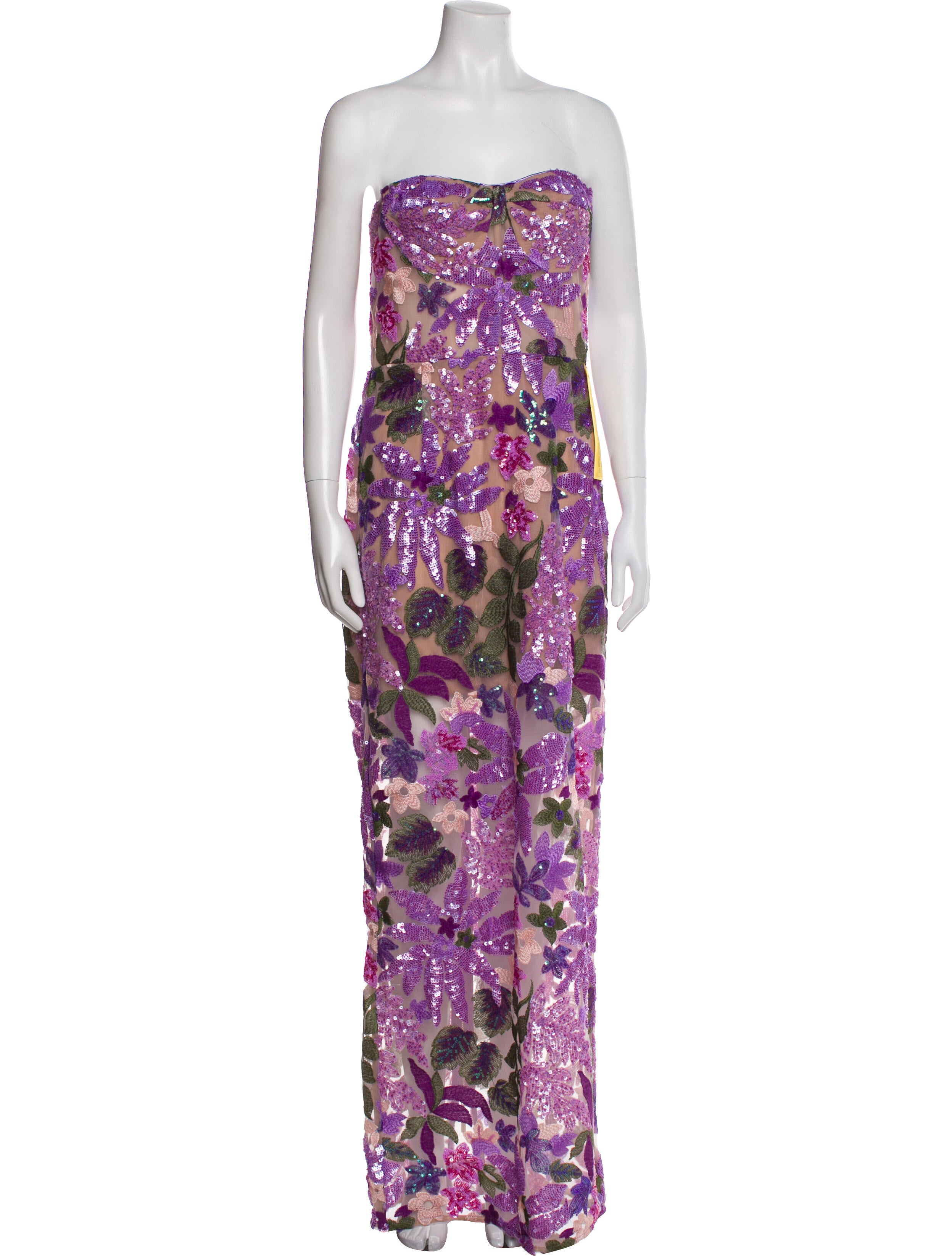 Bronx & Banco Floral Print Long Dress w/ Tags