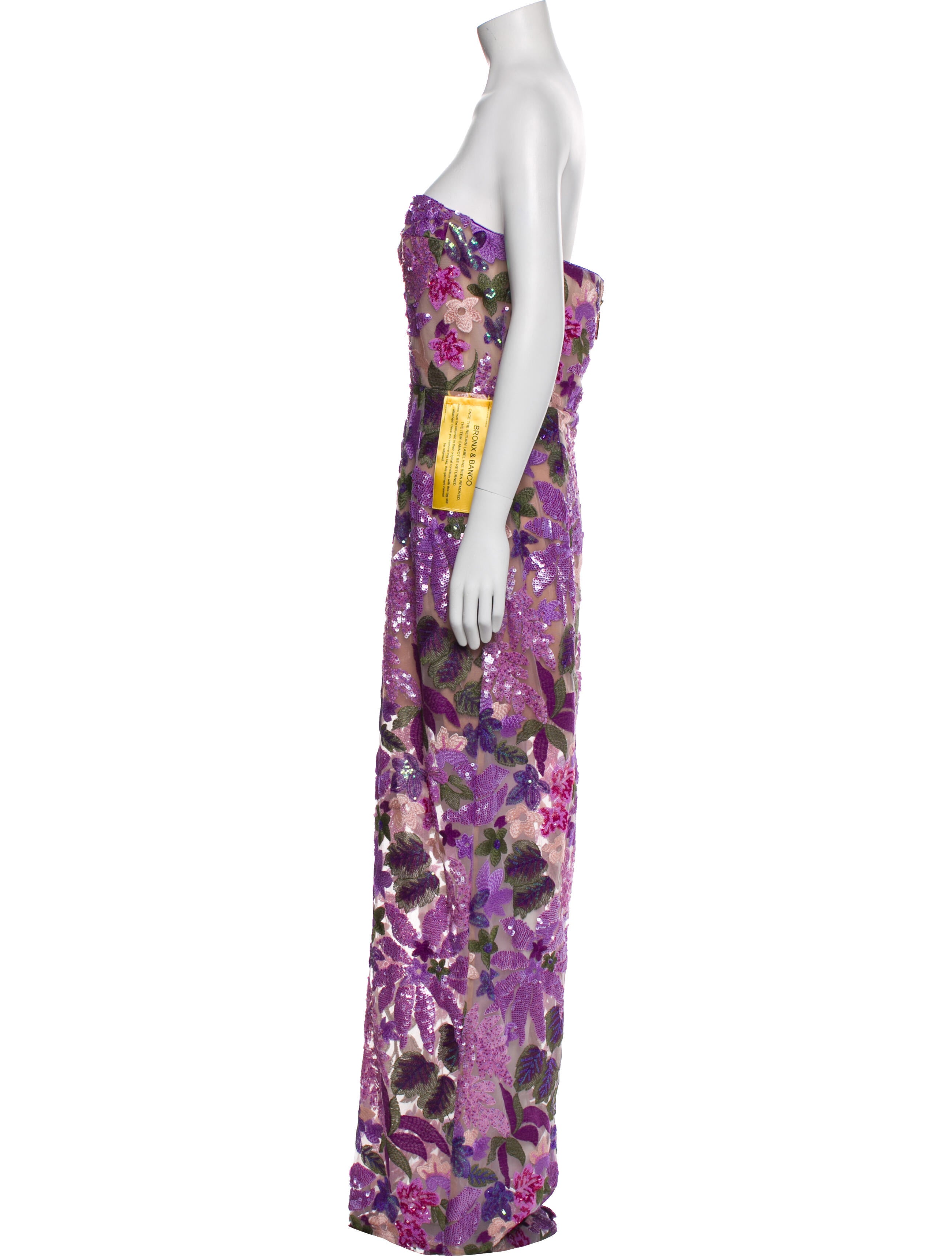 Bronx & Banco Floral Print Long Dress w/ Tags