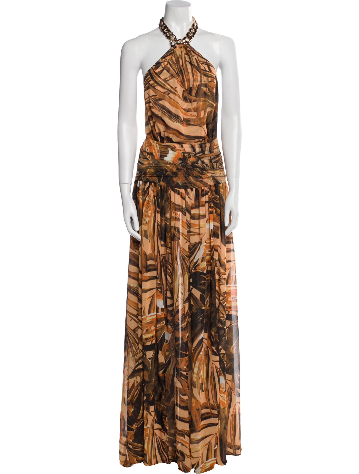 Bronx & Banco Printed Long Dress w/ Tags