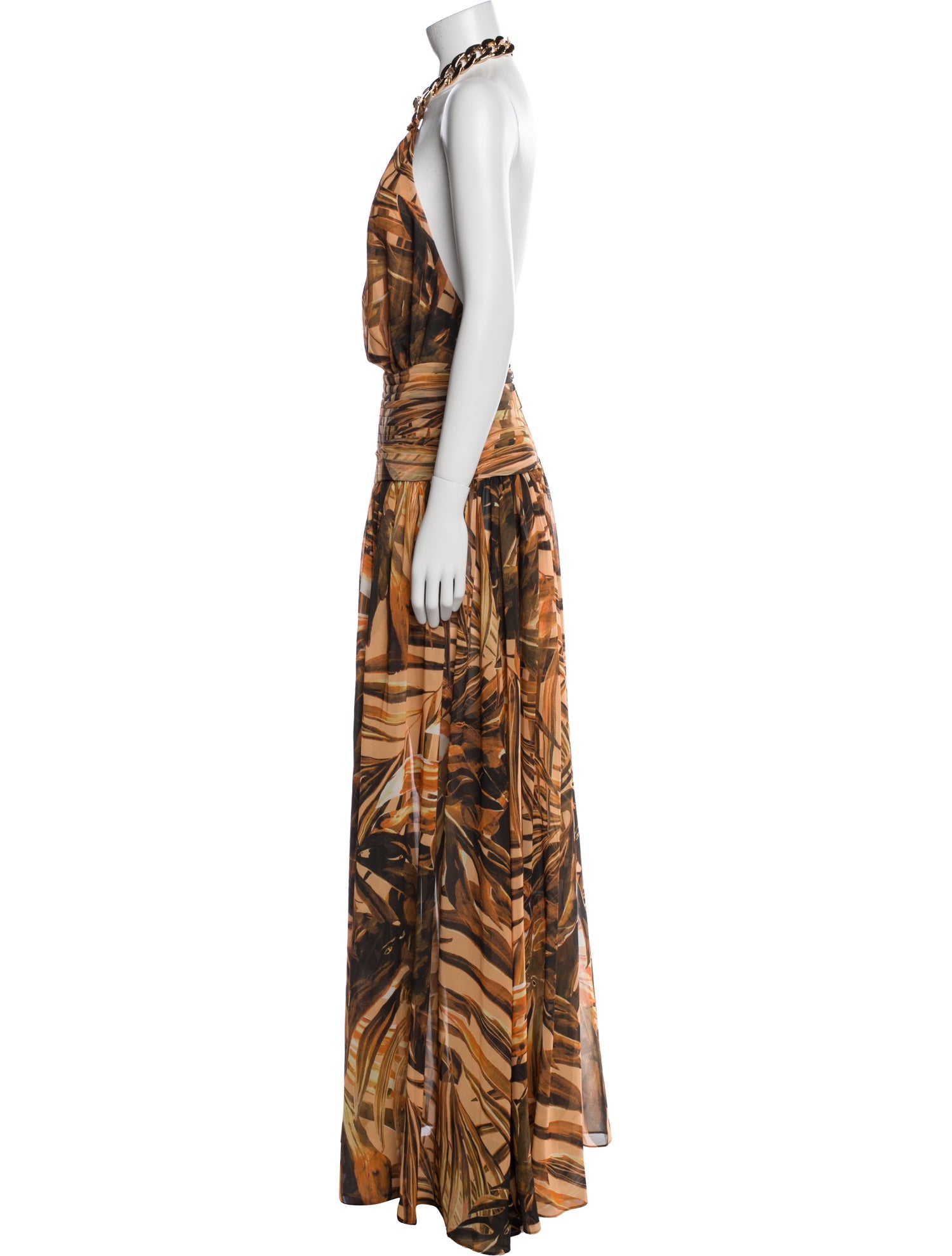 Bronx & Banco Printed Long Dress w/ Tags