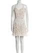 Bronx & Banco Lace Pattern Mini Dress