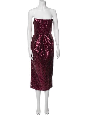 Bronx & Banco Strapless Knee-Length Dress