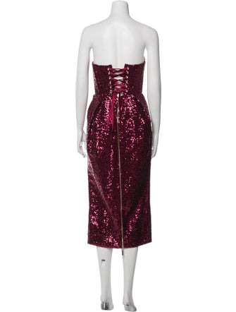 Bronx & Banco Strapless Knee-Length Dress