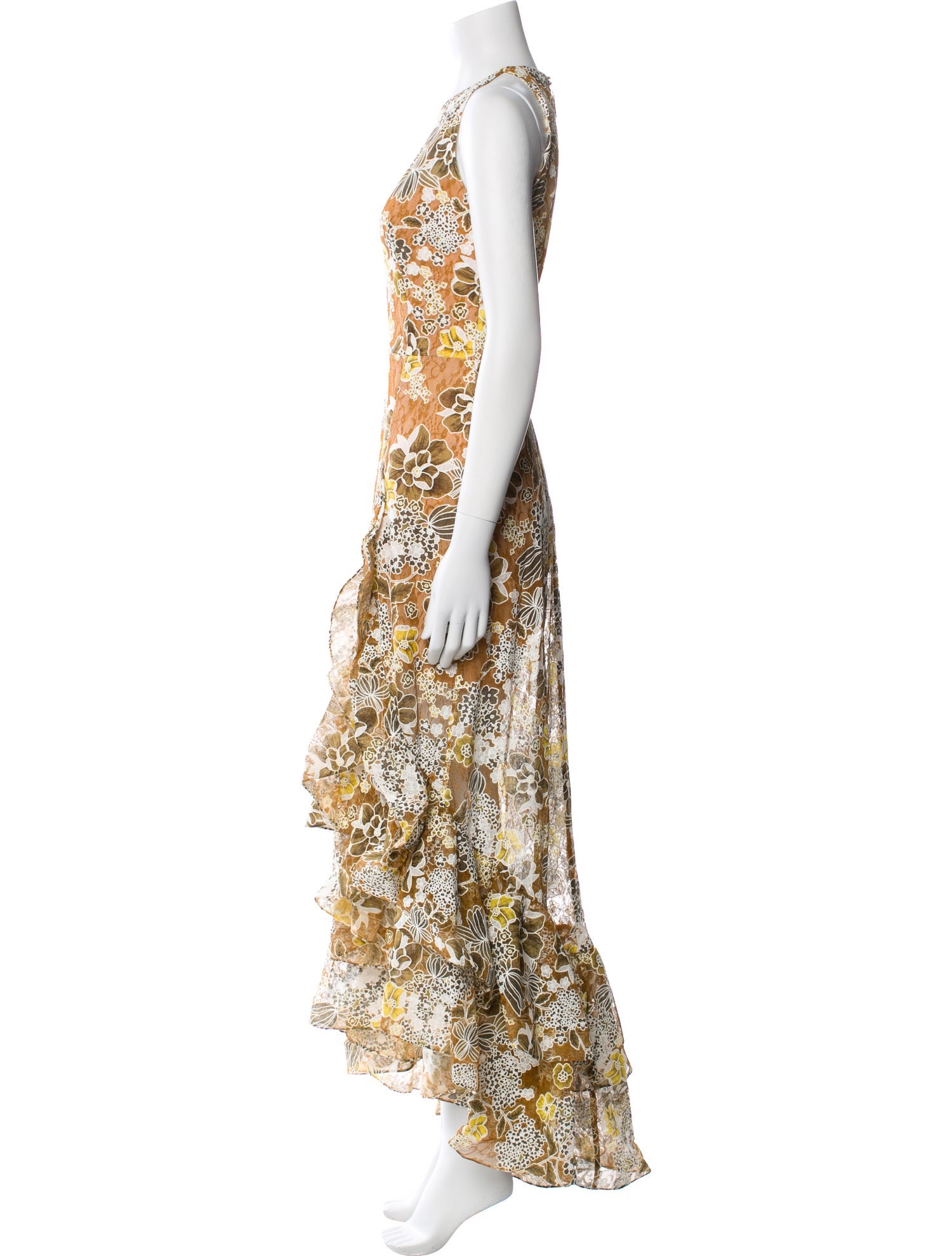 Bronx & Banco Floral Print Long Dress