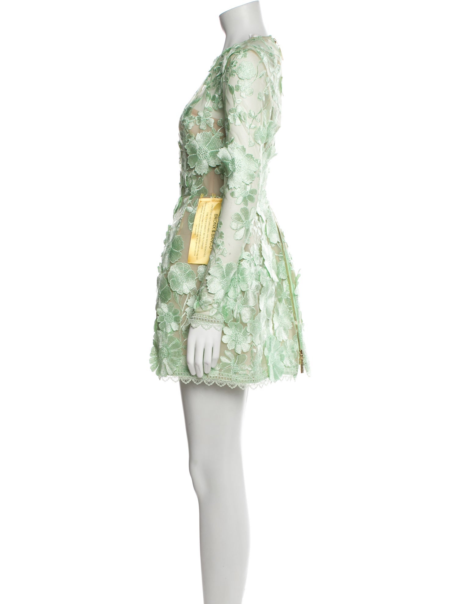 Bronx & Banco Lace Pattern Mini Dress w/ Tags