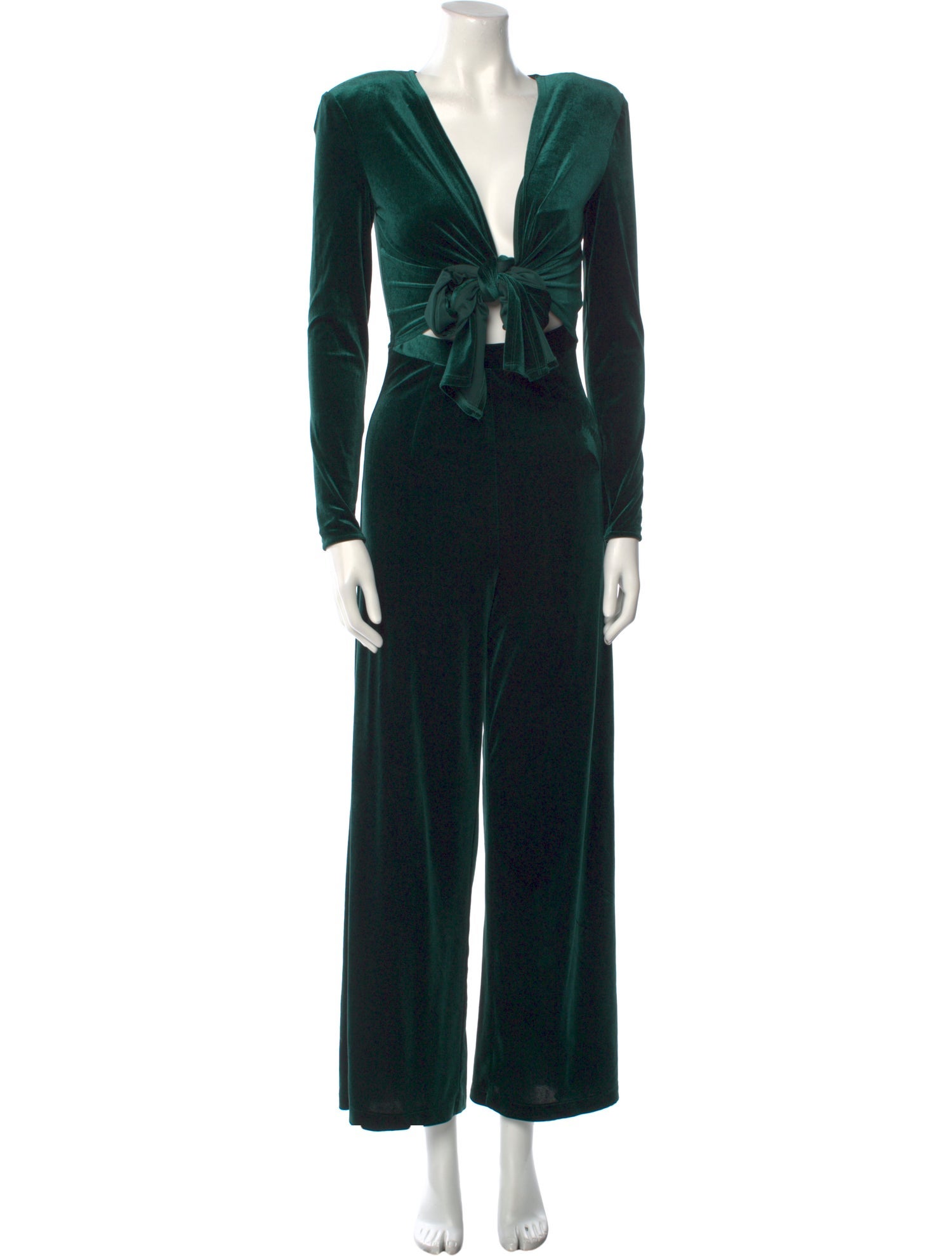 Bronx & Banco Plunge Neckline Jumpsuit
