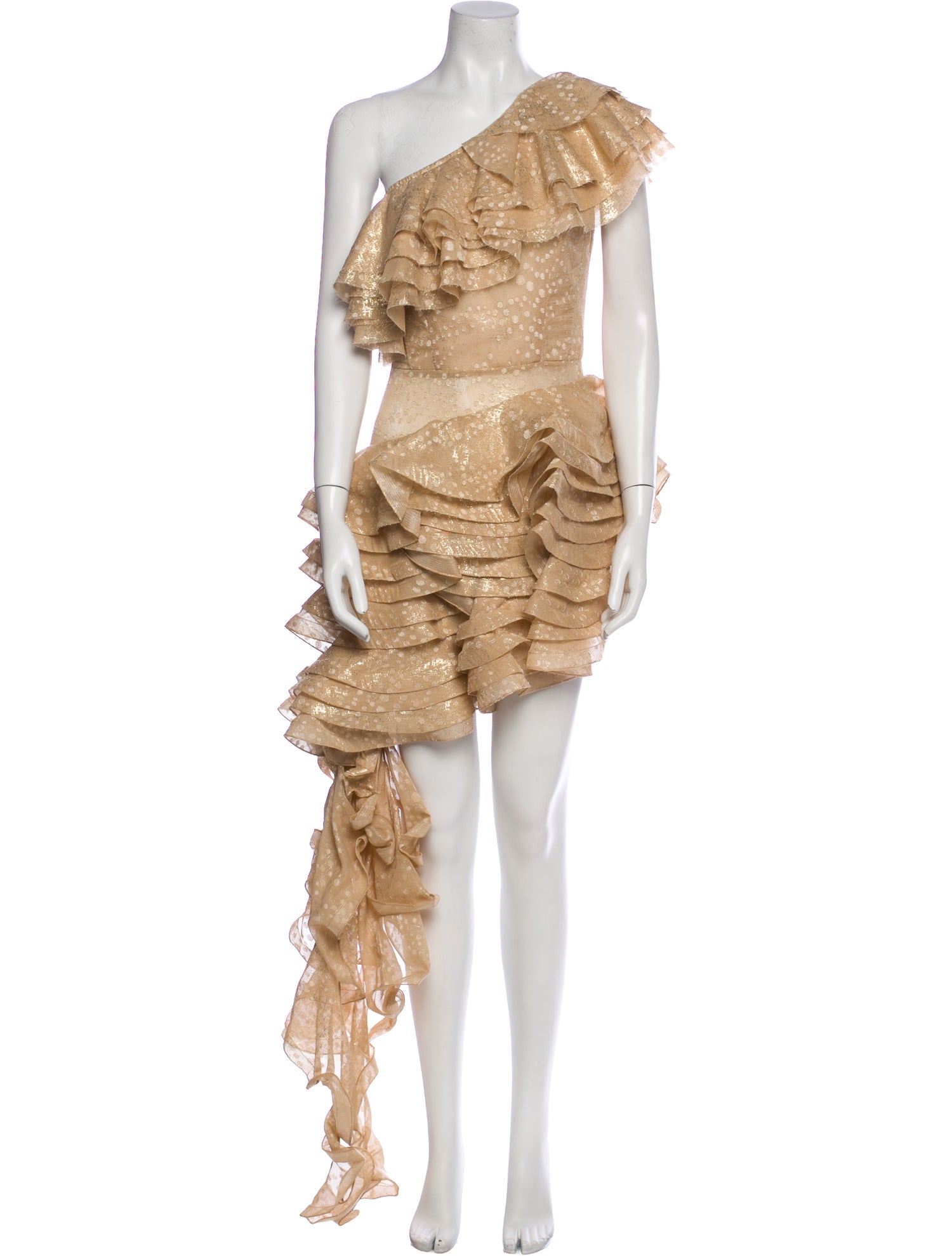 Bronx & Banco One-Shoulder Mini Dress