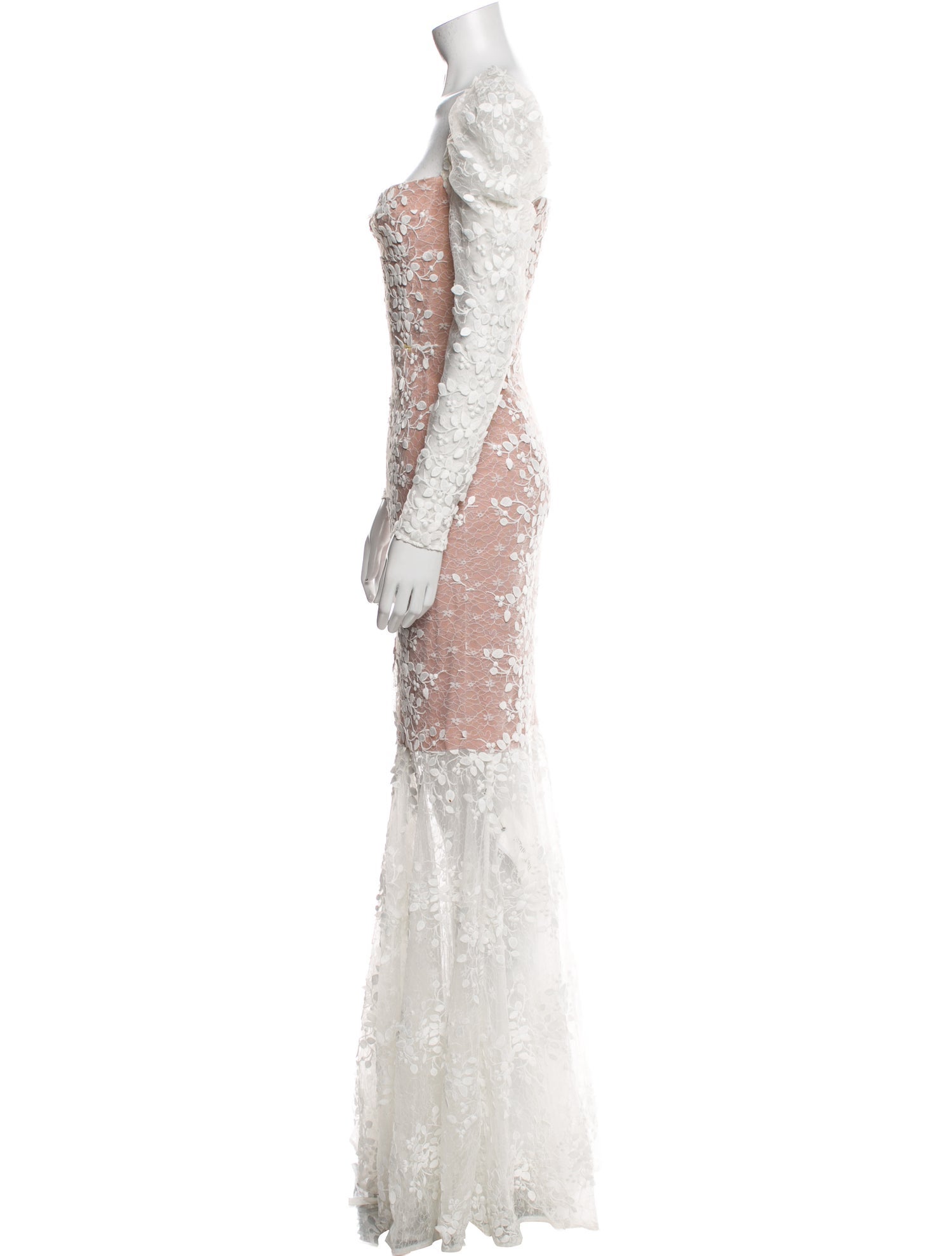 Bronx & Banco Square Neckline Long Dress