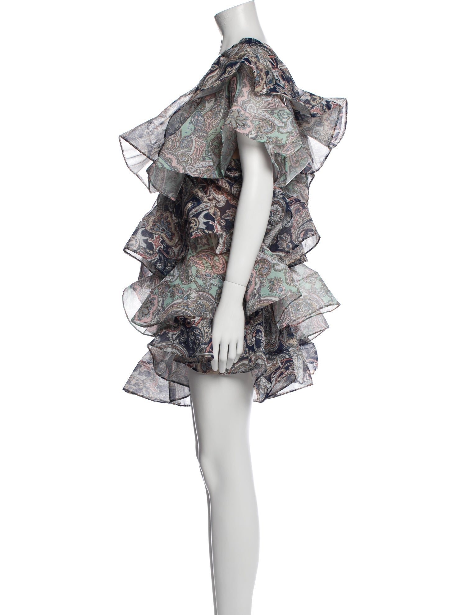 Bronx & Banco Paisley Print Mini Dress