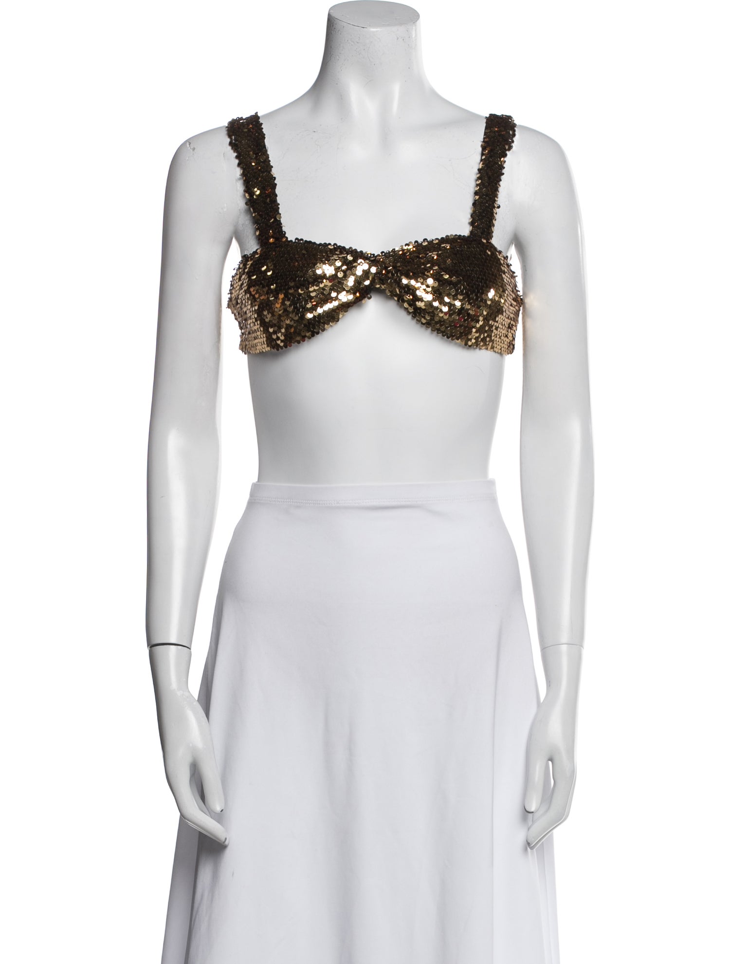 Bronx & Banco Square Neckline Sleeveless Crop Top w/ Tags