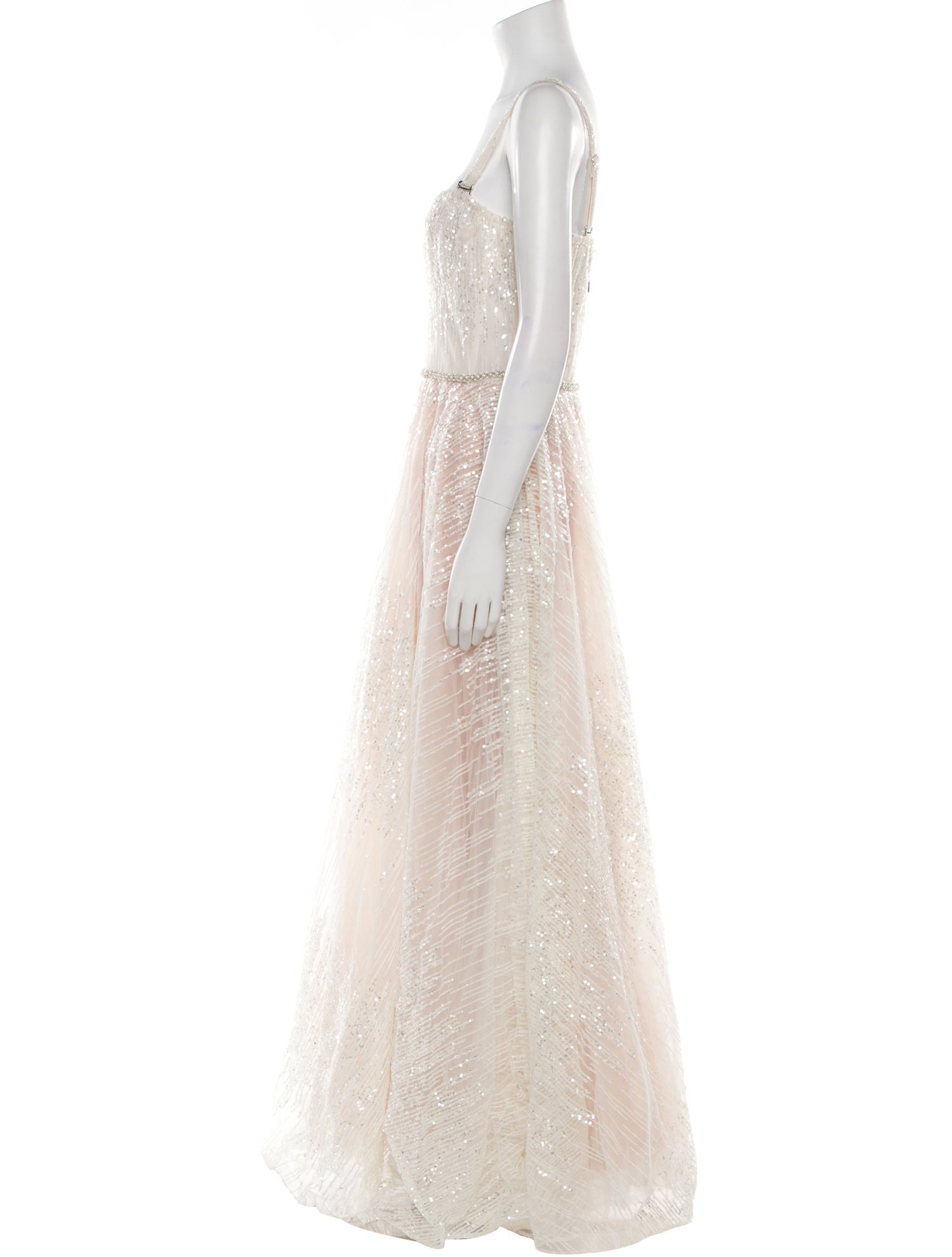 Bronx & Banco Square Neckline Long Dress