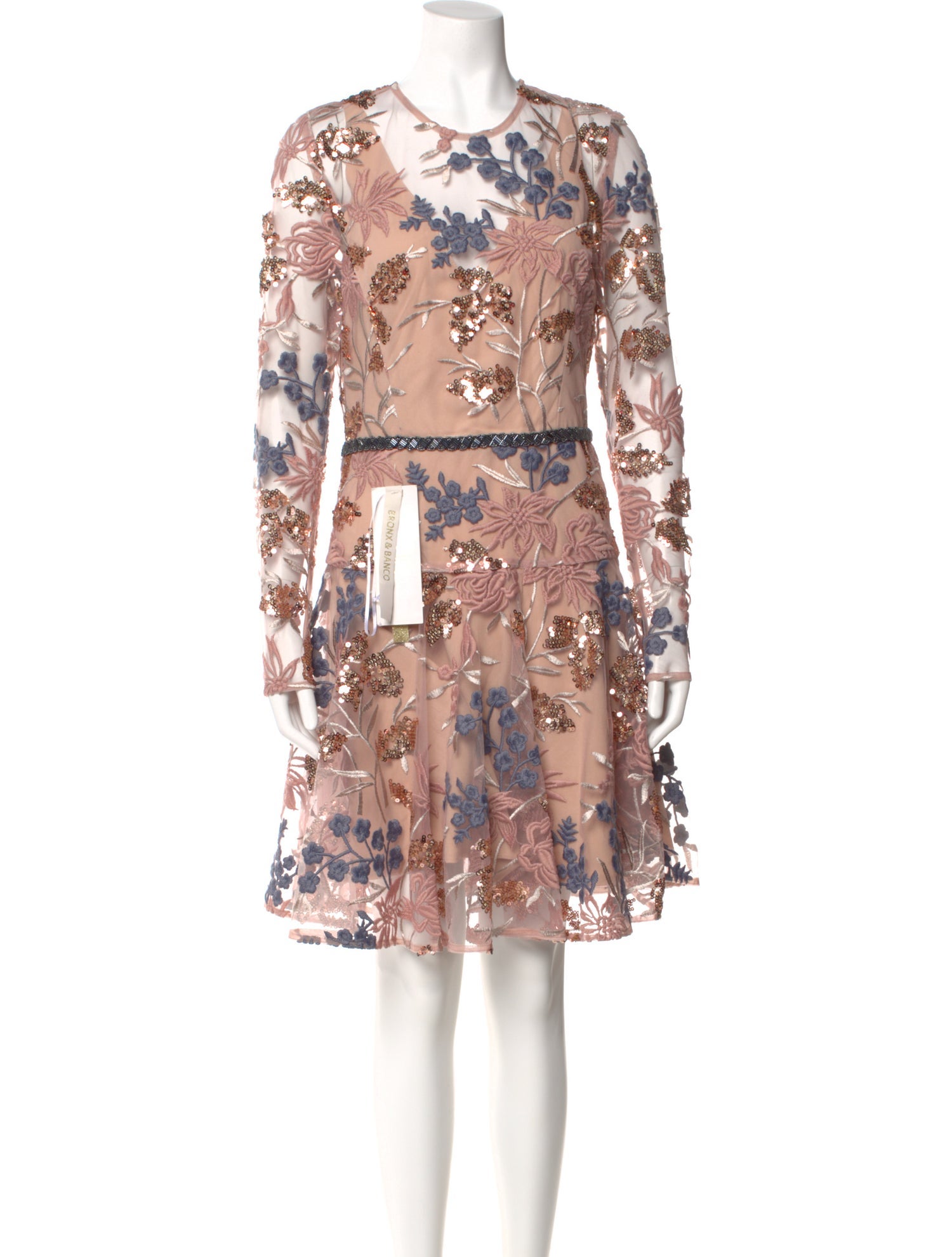 Bronx & Banco Floral Print Knee-Length Dress w/ Tags