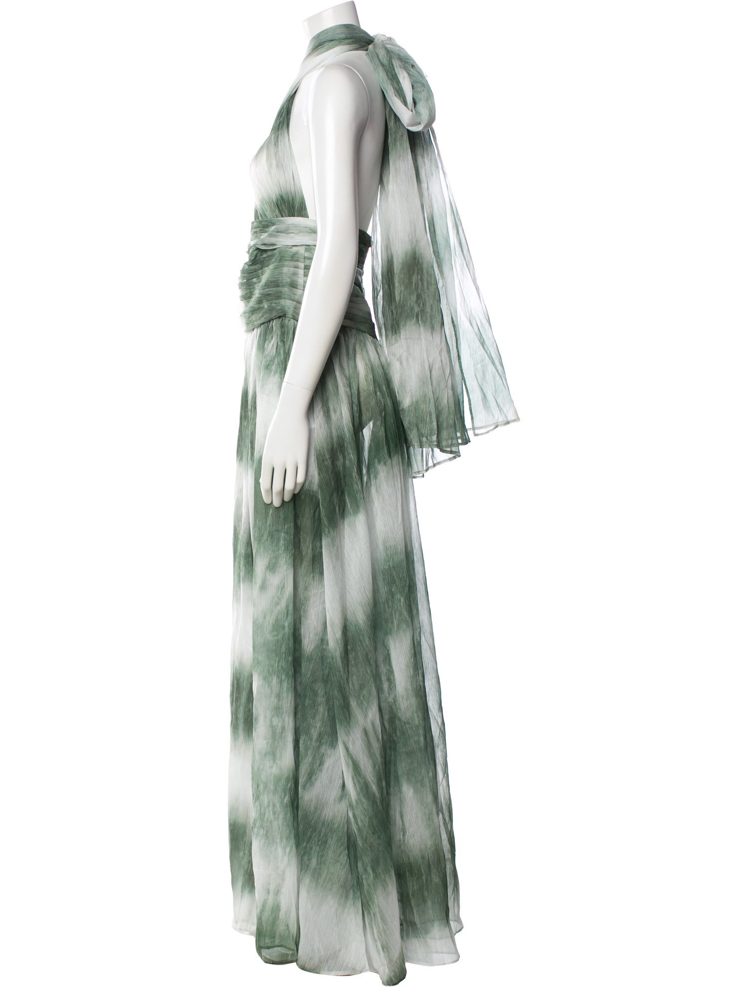 Bronx & Banco Tie-Dye Print Long Dress